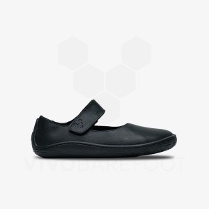 Vivobarefoot Addis Wyn Juniors Čevlji Otroški Obszidián | SI382UK