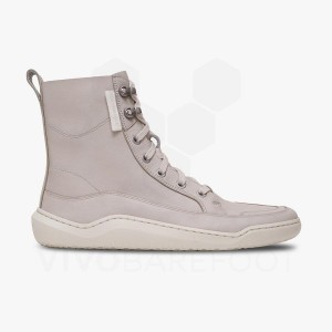 Vivobarefoot Gobi Boot Lifestyle Čevlji Ženski Bež | SI283PV