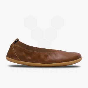 Vivobarefoot Opanka Ballerina Lifestyle Čevlji Ženski Rjave | SI319FU