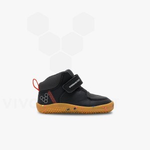 Vivobarefoot Primus Ludo Hi Toddlers Čevlji Otroški Obszidián | SI406WH