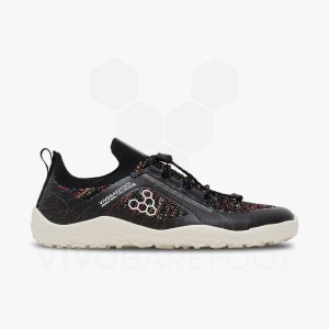 Vivobarefoot Primus Trail Knit FG Trail Tekaški Čevlji Ženski Črne | SI242EI